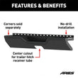 Load image into Gallery viewer, ARIES TrailChaser Steel Rear Bumper Center Section 2081024 fits 2018-2019 Jeep Wrangler JL - Back View