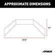Load image into Gallery viewer, ARIES TrailCrusher Steel Front Bumper Angular Brush Guard 2156050 fits Jeep Wrangler / Gladiator / 2018-2019 Jeep Wrangler...