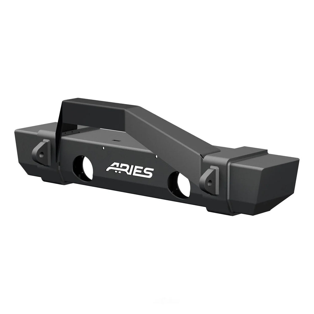 ARIES TrailCrusher Steel Front Bumper with Brush Guard, 12.5K 2186000 fits Jeep Wrangler JK - Main Product View