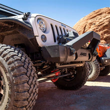 Load image into Gallery viewer, ARIES TrailCrusher Steel Front Bumper with Brush Guard, 12.5K 2186000 fits Jeep Wrangler JK - Additional View 10