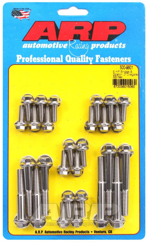 ARP 5 HP Briggs & Straton Jr Dragster SS hex acc kit