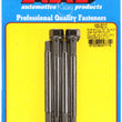 Load image into Gallery viewer, ARP 5/16-24 X 3.750 Black Hex Water Pump Pulley w/ 2.500in Fan Spacer Stud Kit