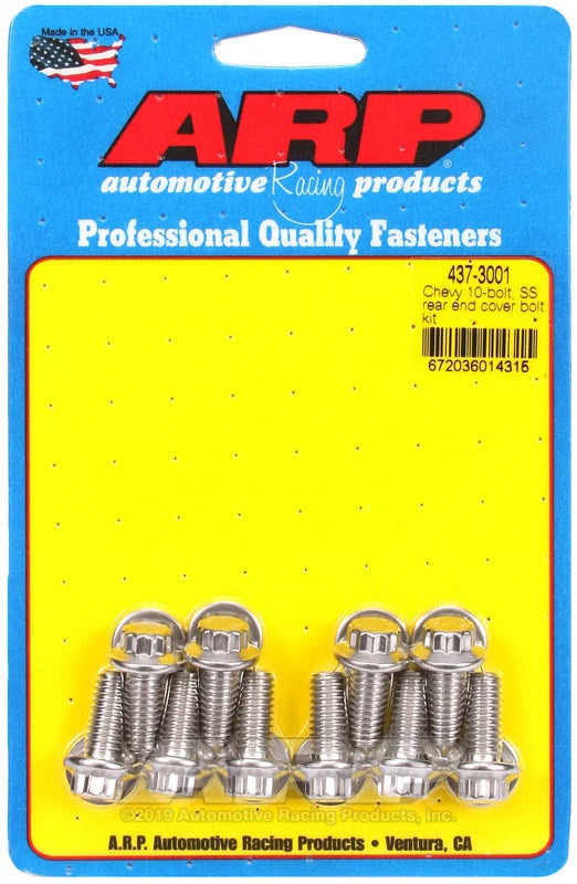 ARP Chevy 10-Bolt SS Rear End Cover Bolt Kit