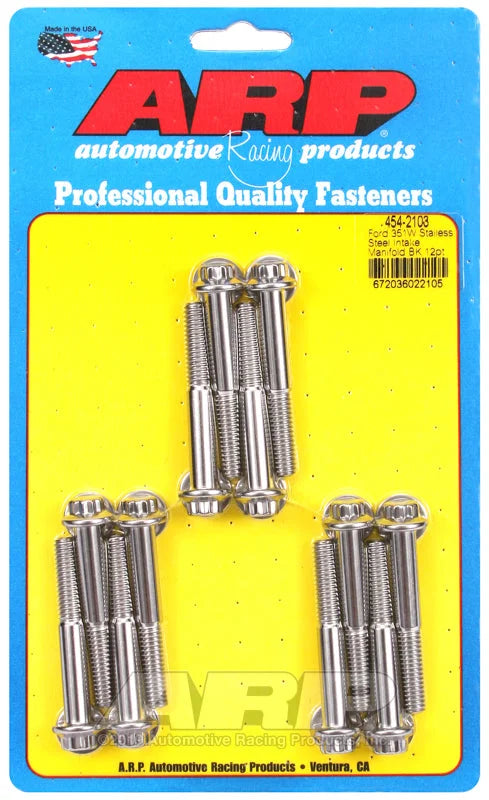 ARP Ford 351W SS 12pt Intake Manifold Bolt Kit