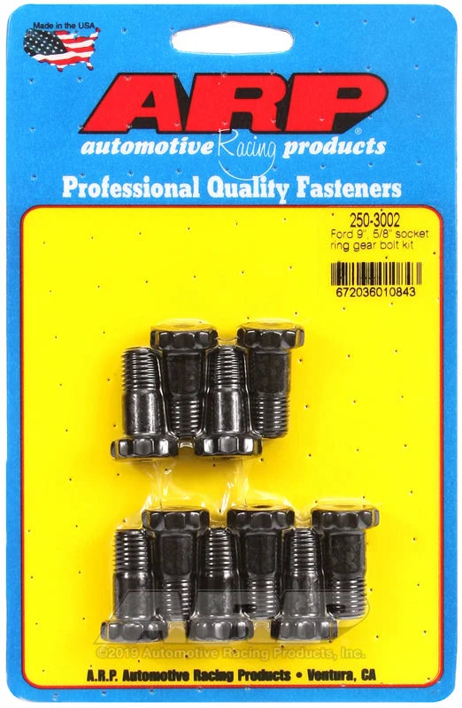 ARP Ford 9in 7/16in Dia 5/8in Socket Ring Gear Bolt Kit