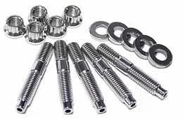 ARP M8 x 1.25 x 32mm Broached 4 Piece Stud Kit