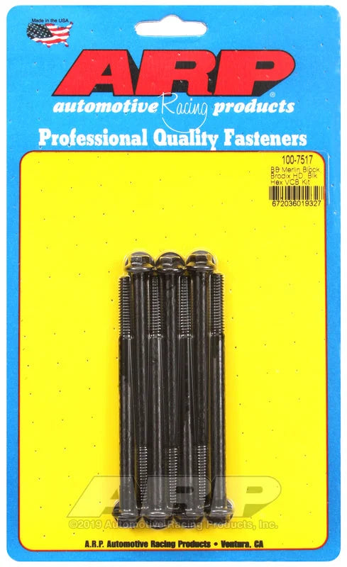 ARP Merlin block, Brodix head BB  hex valve cover bolt kit