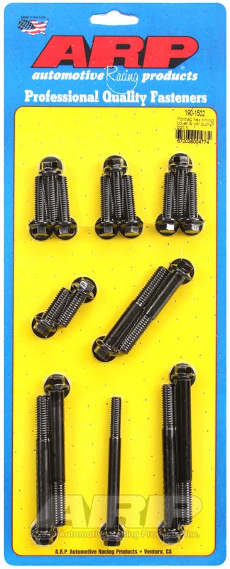ARP Pontiac Hex Timing Cover and Water Pump Bolt Kit