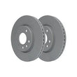 Load image into Gallery viewer, ATE Brake Disc 424133 fits 1994-1996 Saab 900 - Side View