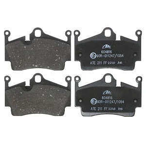 ATE Brake Pad Set 604816 fits 2017-2022 Porsche 718 Boxster / 2017-2022 Porsche 718 Cayman / 2005-2009 2013-2016 Porsche B...