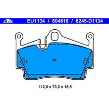 Load image into Gallery viewer, ATE Brake Pad Set 604816 fits 2017-2022 Porsche 718 Boxster / 2017-2022 Porsche 718 Cayman / 2005-2009 2013-2016 Porsche B...