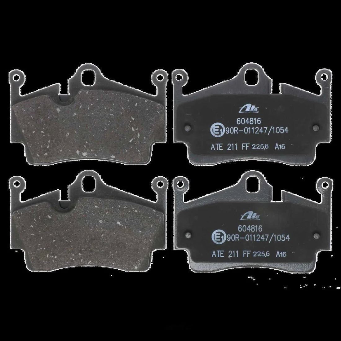 ATE Brake Pad Set 604816 fits 2017-2022 Porsche 718 Boxster / 2017-2022 Porsche 718 Cayman / 2005-2009 2013-2016 Porsche B...