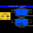 Load image into Gallery viewer, ATE Brake Pad Set 607195 fits 2008-2013 Volvo C30 / 2006-2013 Volvo C70 / 2004-2011 Volvo S40 / 2005-2011 Volvo V50 - Inst...