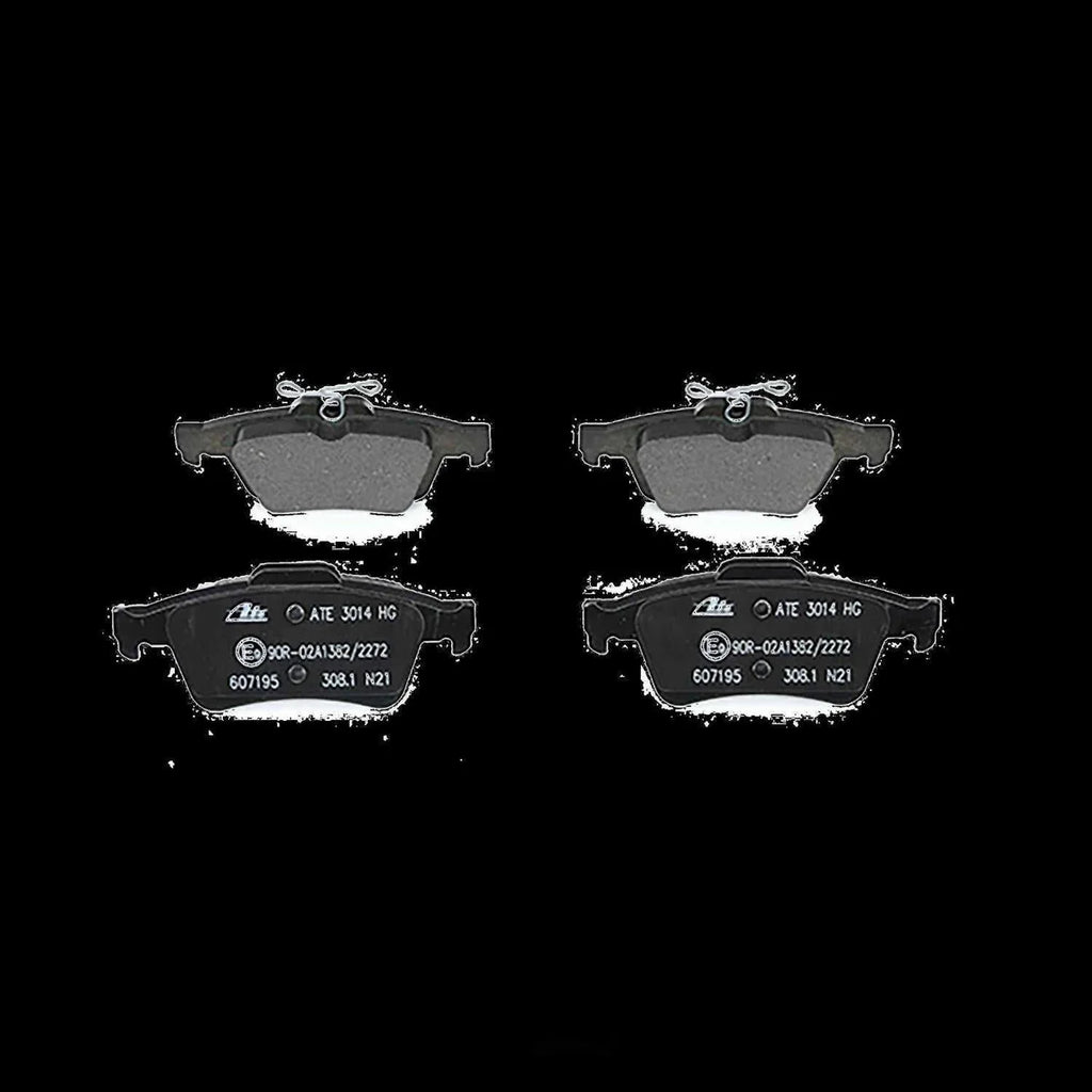 ATE Brake Pad Set 607195 fits 2008-2013 Volvo C30 / 2006-2013 Volvo C70 / 2004-2011 Volvo S40 / 2005-2011 Volvo V50 - Addi...