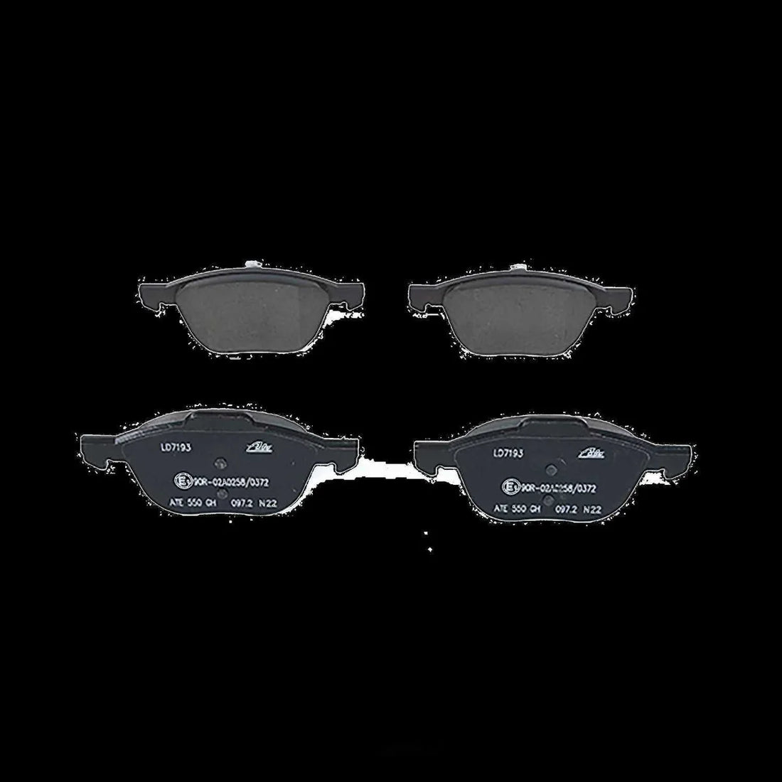 ATE Brake Pad Set LD7193 fits 2008-2013 Volvo C30 / 2006-2013 Volvo C70 / 2004-2011 Volvo S40 / 2005-2011 Volvo V50 - Addi...