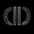 Load image into Gallery viewer, ATE Brake Shoe Set 650421 fits 1997-2004 Porsche Boxster - Main Product View