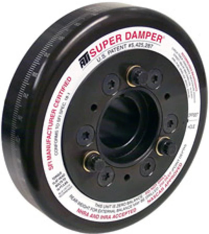 ATI Damper - 7.074in - Alum - 6 - 3 Ring fits Jaguar 3.8 / 4.2 Cyl