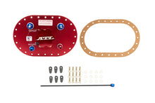 Load image into Gallery viewer, ATL Fuel Cells Fill Plate Alum. w/Flap Valve -8an Fitting PT-BG-032