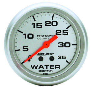AutoMeter - Water Pressure 0-35 PSI Mech. - 4407
