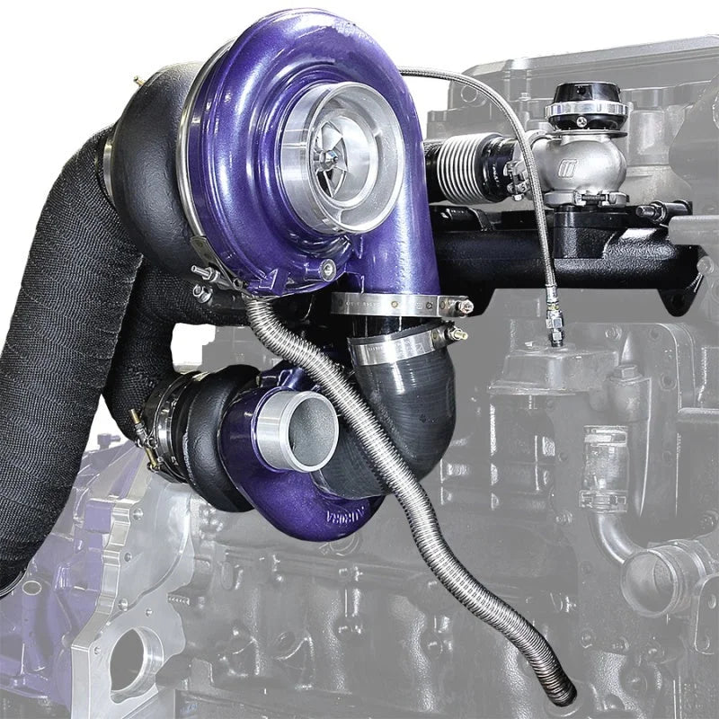 ATS Diesel 03-07 Dodge Cummins 5.9L Aurora 4000/7500 Compound Turbo Kit - Main Product View