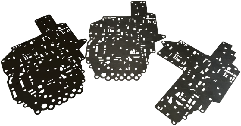 ATS Diesel 07.5-11 Dodge RAM 6.7L Cummins 68RFE Billet Valve Body Channel Plate Kit - Side View