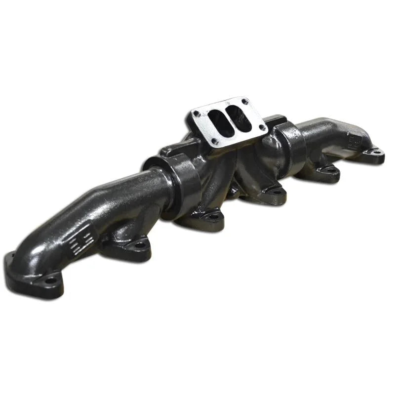 ATS Diesel 1994 - Early 98 Dodge 5.9L 12-Valve Cummins 3pc T3 PulseFlow Exhaust Manifold - Installation View