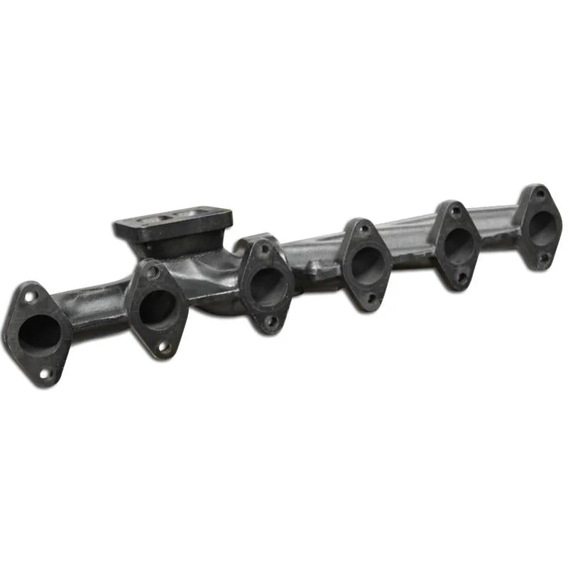 ATS Diesel 2003+ Dodge 5.9L 2pc Wide Flange T4 Pulse Flow Exhaust Manifold - Back View