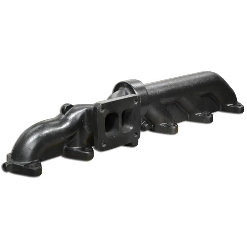 ATS Diesel 2003+ Dodge 5.9L 2pc Wide Flange T4 Pulse Flow Exhaust Manifold - Installation View