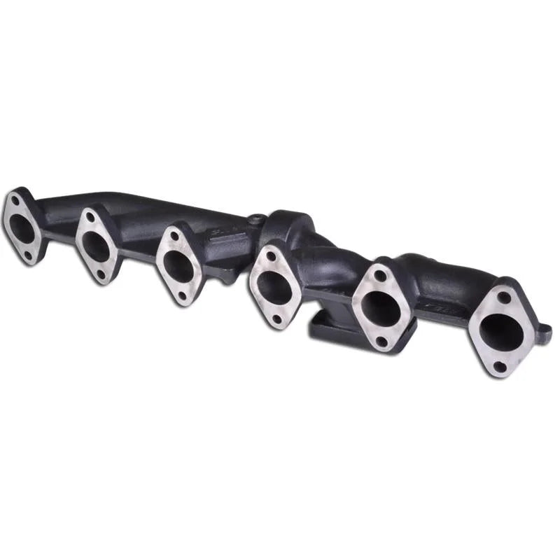 ATS Diesel 2003+ Dodge 5.9L Cummins 2pc T3 Non-Wastegated Pulse Flow Exhaust Manifold - Back View
