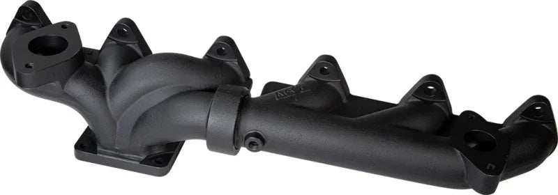 ATS Diesel 2007.5+ Dodge 6.7L Common Rail Cummins 2pc Holset 351VE Flange Exhaust Manifold - Side View