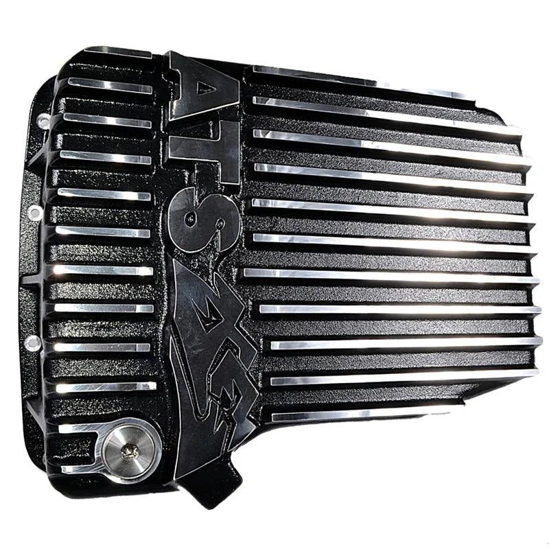 ATS Diesel 68RFE Aluminum +5 Qt Transmission Pan - Side View