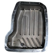 Load image into Gallery viewer, ATS Diesel 68RFE Aluminum +5 Qt Transmission Pan - Back View