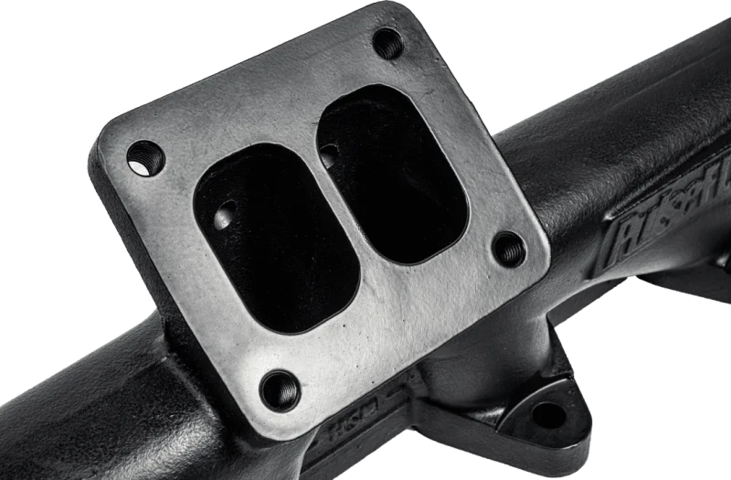 ATS Diesel 98.5-07 Dodge 5.9L 24V Cummins T4 Single Piece Pulse Flow Exhaust Manifold Kit - Side View