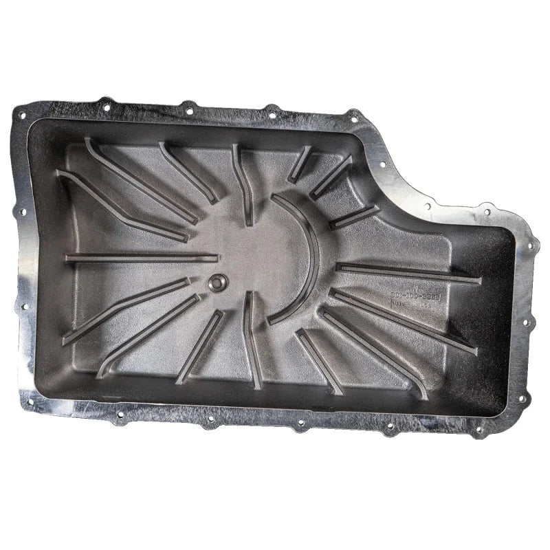ATS Diesel High Capacity Aluminum Transmission Pan Ford 6R140 - Side View