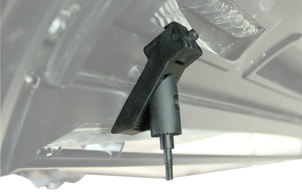 ATV-TEK Adapter - Mirror/Rear View - Sun Visor/Roll Cage - Black PVMIR2 - Installation View