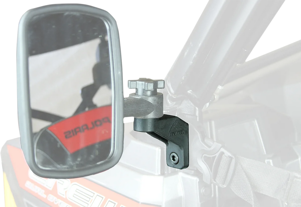 ATV-TEK Adapter - Mirror/Side View - Roll Cage - Black - Each PMIR1 - Back View