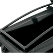 Load image into Gallery viewer, ATV-TEK Bag Rack - Rear - Arch Series™ - Black ACBBLK - Side View