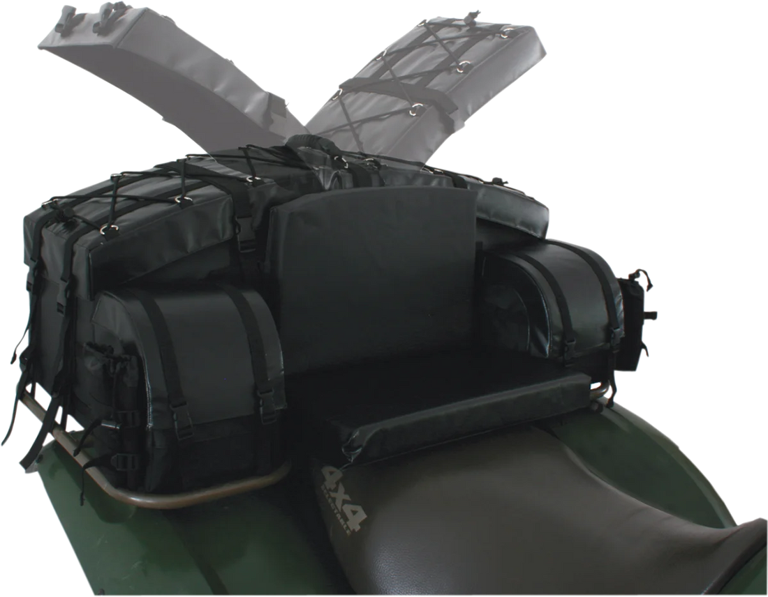ATV-TEK Bag Rack - Rear - Arch Series™ - Black ACBBLK - Back View