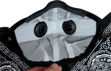 Load image into Gallery viewer, ATV-TEK Bandana Dust Mask - Black BDMBLK - Main Product View