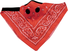 Load image into Gallery viewer, ATV-TEK Bandana Dust Mask - Black BDMBLK - Side View