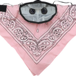 Load image into Gallery viewer, ATV-TEK Bandana Dust Mask - Pink BDMPNK - Side View