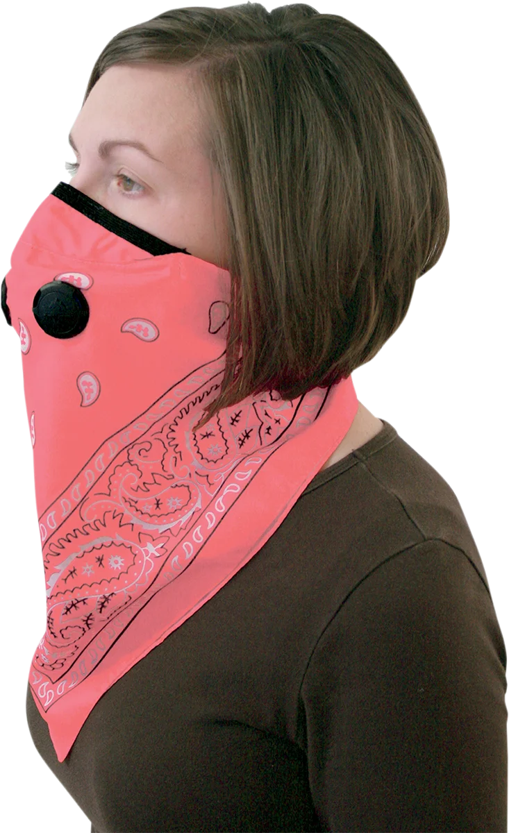 ATV-TEK Bandana Dust Mask - Pink BDMPNK - Back View