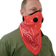 Load image into Gallery viewer, ATV-TEK Bandana Dust Mask - Red BDMRED - Back View