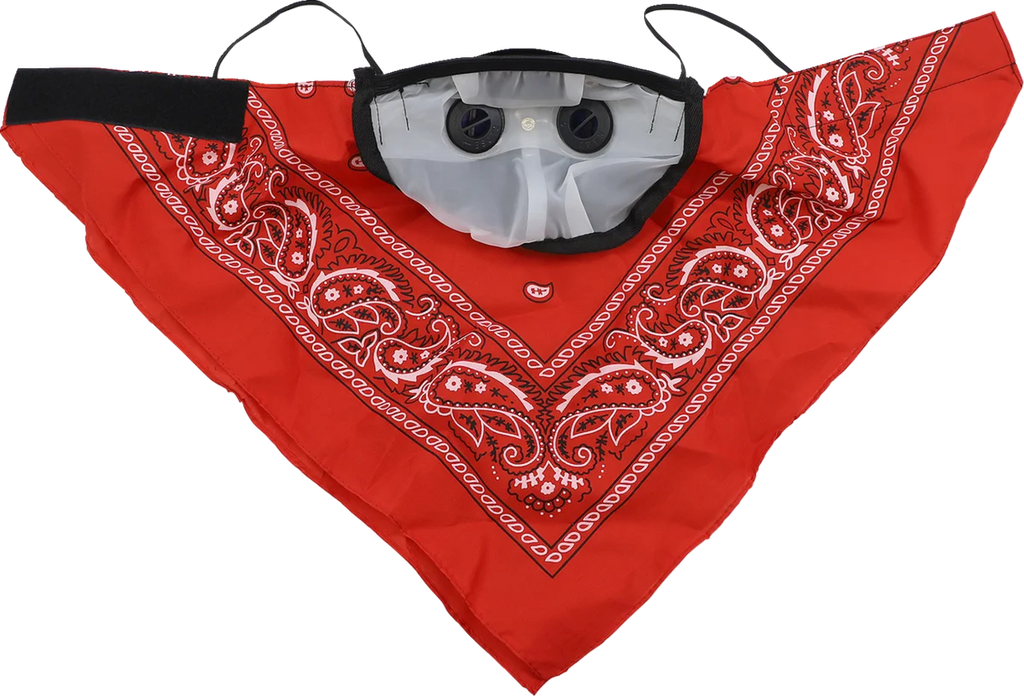 ATV-TEK Bandana Dust Mask - Red BDMRED - Installation View