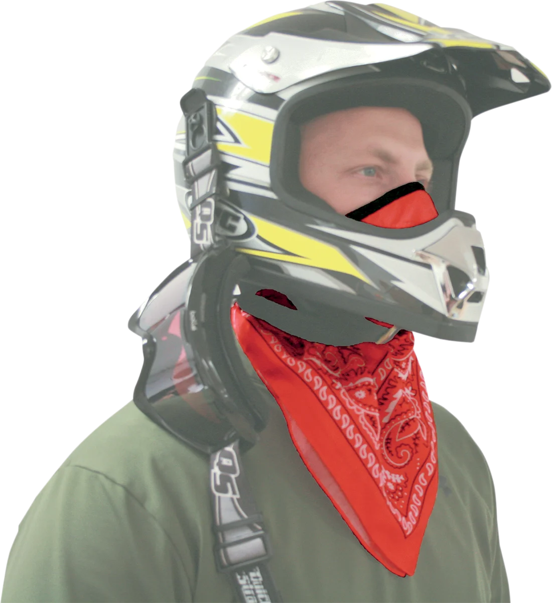 ATV-TEK Bandana Dust Mask - Red BDMRED - Additional View 5