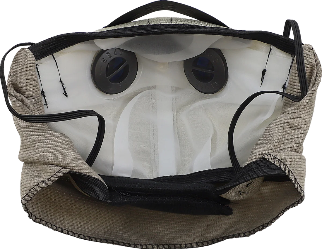 ATV-TEK Pro Series Rider Dust Mask - Tan - Standard PSRDM1 - Side View