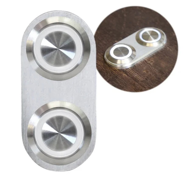 AUTO-LOC Daytona Billet Switch White LED AUTBBA23