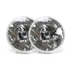 AUTO-LOC Tri-Bar Headlights Pair w/Replaceable Color Dots AUTLENB1AS