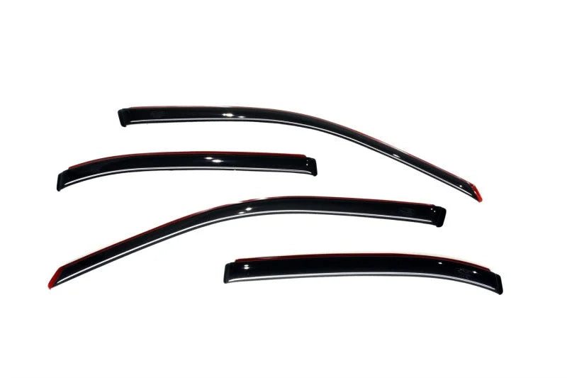 AVS 01-05 Honda Civic Ventvisor In-Channel Front & Rear Window Deflectors 4pc - Smoke - Main Product View
