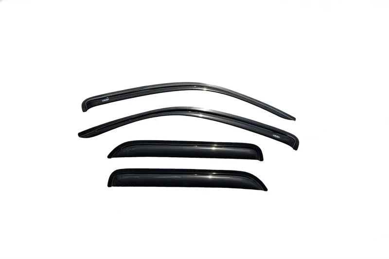 AVS 01-12 Ford Escape Ventvisor Outside Mount Window Deflectors 4pc - Smoke - Side View
